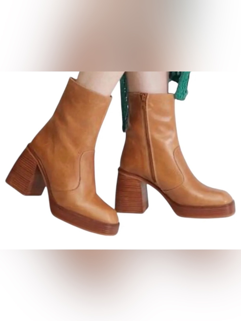 New Free People Carmel Ruby Platform Ankle Boots